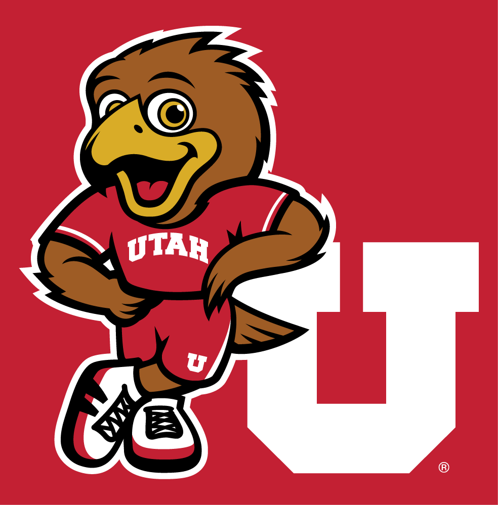 Utah Utes 2015-Pres Mascot Logo 03 vinyl decal